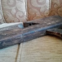 Старо дърводелско ренде с нож, снимка 6 - Антикварни и старинни предмети - 43708728