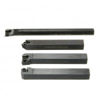4 броя стругарски ножове 12 мм. в комплект със сменяеми пластини, снимка 2 - Други инструменти - 32221483