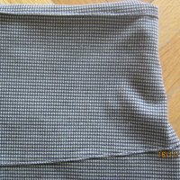 Пепитена разтеглива пола-тип молив (за офис) и блуза естествена коприна, снимка 4 - Поли - 27466473