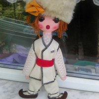 Битова кукла на момче в народна носия, снимка 2 - Антикварни и старинни предмети - 33007119