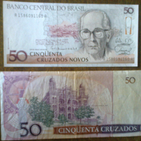 Банкноти - Бразилия, снимка 3 - Нумизматика и бонистика - 44899435