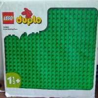 LEGO DUPLO Зелена строителна плочка 10980

, снимка 1 - Конструктори - 43756351
