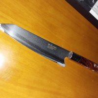 Кухненски нож от Дамаска стомана, снимка 8 - Прибори за хранене, готвене и сервиране - 44014172