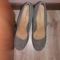 НОВИ Сиви летни обувки на платформа 39 номер, снимка 5 - Дамски елегантни обувки - 26404472