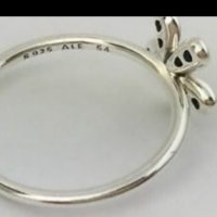 Pandora оригинален сребърен пръстен/ 52 размер /17/18 разпродава 1/4 цена, снимка 3 - Пръстени - 38561927