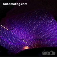 LED светлини за покрив на автомобил, декоративна светлина с USB, цвят Червен, Син , снимка 6 - Аксесоари и консумативи - 28028580