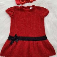 Коледна рокля 12-18 месеца, снимка 7 - Бебешки рокли - 27407836