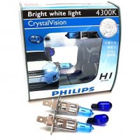 H1 Philips 55W 12V 4300K Cryastal / Крушки Филипс кристал Х1 и В5В 4300К, снимка 1 - Аксесоари и консумативи - 28544781