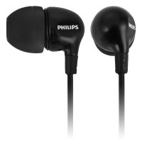 Слушалки с микрофон Philips SHE3555BK черни тапи Хендсфри Handsfree слушалки за телефон In-Earphones, снимка 3 - Слушалки, hands-free - 26217120