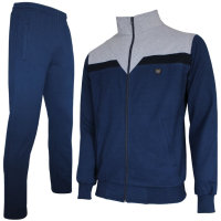 Памучен мъжки екип в син цвят (003), снимка 1 - Спортни дрехи, екипи - 44876066