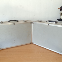 2 броя алуминиеви куфари, снимка 1 - Куфари с инструменти - 44912674