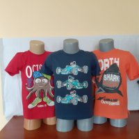 Нови памучни тениски за момче р.110-116, снимка 1 - Детски тениски и потници - 40641203