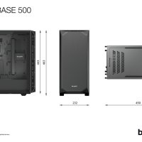 be quiet! кутия Case ATX - Pure Base 500 Black, снимка 15 - Други - 43144629