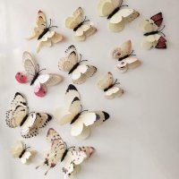 3Д пеперуди, стикери за декорация, снимка 10 - Декорация за дома - 33509617