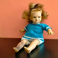 характерна кукла  38 см, снимка 1 - Колекции - 38022122
