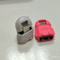 Micro USB Host OTG Adapter - адаптер от microUSB към женско USB за мобилни устройства, снимка 1 - USB кабели - 33409824