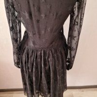 Нова елегантна черна рокля тюл и дантела - 35,00лв., снимка 7 - Рокли - 43232999