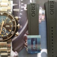 Масивен мъжки часовник ORIS Prodiver Chronograph 51мм quartz клас 6А+, снимка 15 - Мъжки - 28944650