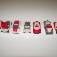 7 малки пластмасови колички играчки от времето на соца, снимка 5 - Коли, камиони, мотори, писти - 38595267
