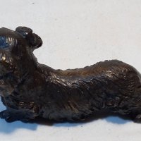 Бронзова статуетка куче , снимка 4 - Антикварни и старинни предмети - 38606062