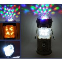 Къмпинг фенер Stage flame lamp sx-6899T, с диско ефекти, снимка 6 - Къмпинг осветление - 43187678