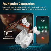 Нови EarFun Free Pro 3 - Безжични Слушалки с Активно Шумопотискане, снимка 6 - Bluetooth слушалки - 43090063