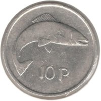 Ireland-10 Pence-1980-KM# 23-large type, снимка 1 - Нумизматика и бонистика - 43836453