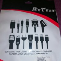 Кабел за данни, DeTech, USB - USB Type-C, 1.5A, 1.0m, снимка 3 - USB кабели - 33167642