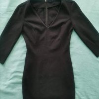 Черна рокля Zara, снимка 1 - Рокли - 32673123