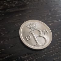 Монета - Белгия - 25 цента | 1971г., снимка 1 - Нумизматика и бонистика - 32672271
