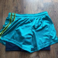Nike Women's Dri-Fit Double-Up Shorts - страхотни дамски шорти, снимка 8 - Къси панталони и бермуди - 33217203