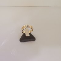 Златен пръстен унисекс , снимка 1 - Пръстени - 43604711