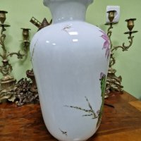 Уникална голяма антикварна авторска немска порцеланова ваза Rosenthal , снимка 3 - Декорация за дома - 43686660