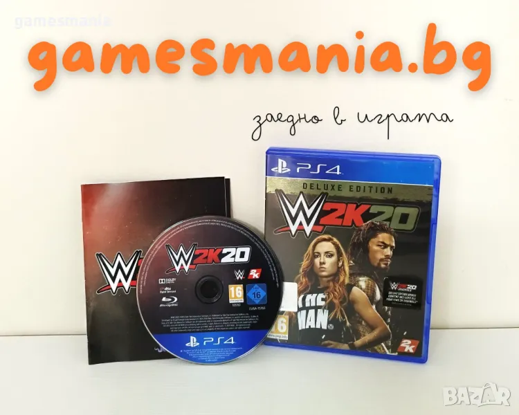 [ps4] Отлично състояние ! WWE 2K20 / Гарантирано работещи игри!, снимка 1