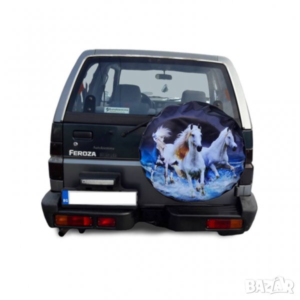 Калъф за резервна гума с картинка КОНЕ, снимка 1