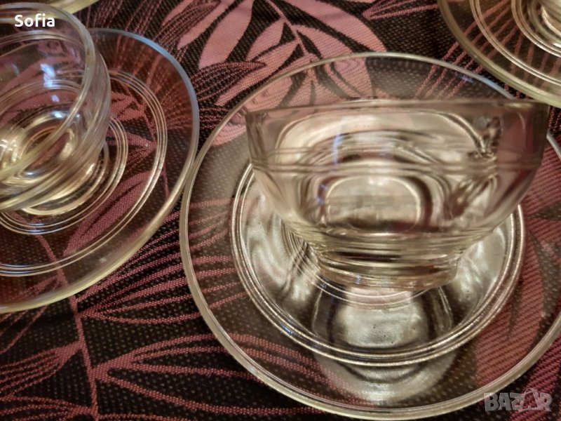 Ретро Сервиз Белотерм 12+2броя дебелостенни огнеупорни чаши/чинийки кафе от 80те, снимка 1