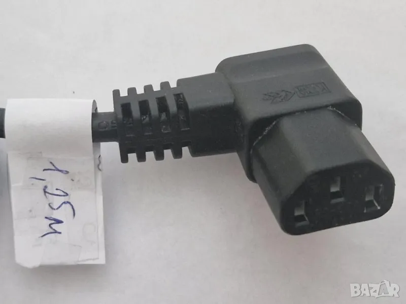 Захранващ кабел 1.25 м, 3x0.75 мм², мед, 10 A, снимка 1