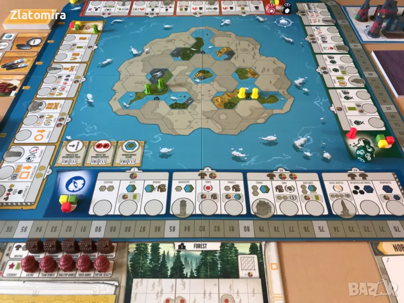 Tapestry board game настолна игра + folded space incert, снимка 1