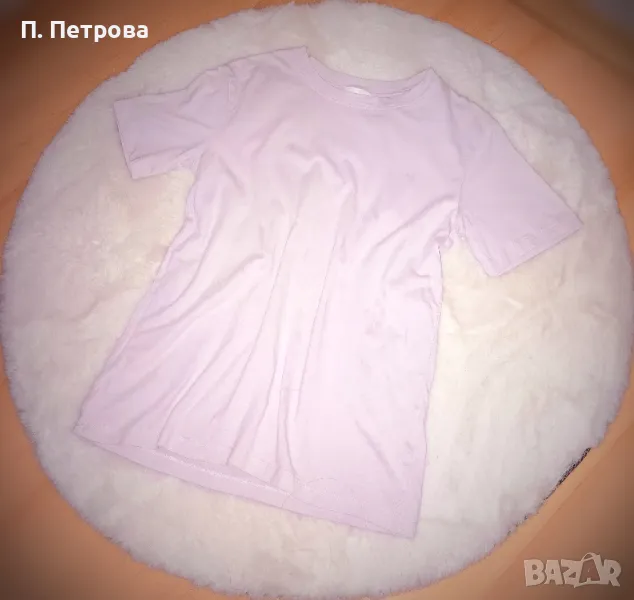 светло лилава тениска H&M, снимка 1