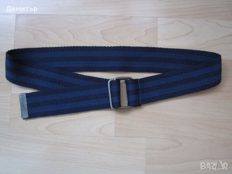 Колан - тъмно син, 88см, снимка 1