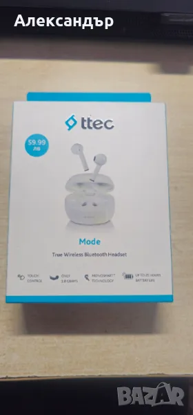 Безжични слушалки ttec, снимка 1