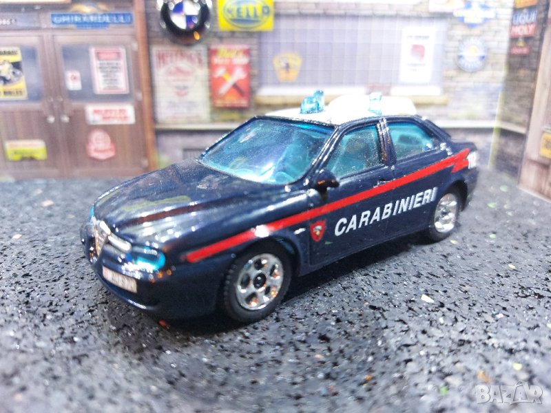 alfa 156 carabinieri 1/43 scale Italy кит, снимка 1