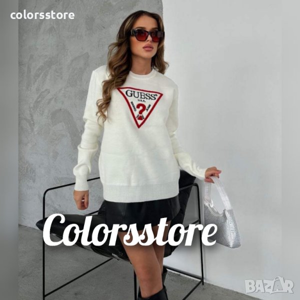 Бял пуловер  Guess кодVL303, снимка 1