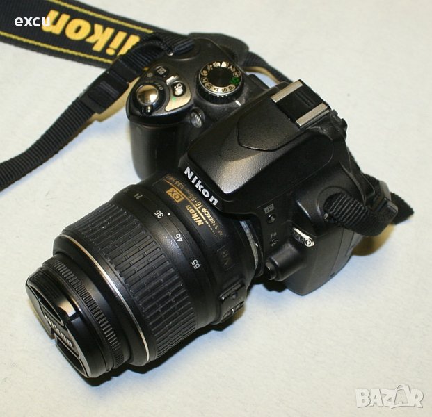 Фотоапарат Nikon D60 с обектив Nikkor AF-S 18-55 VR, снимка 1