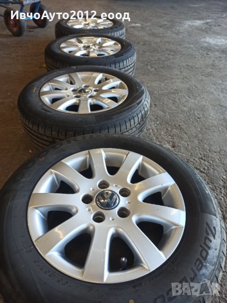 Алуминиеви джанти 15 оригинални vw gol, снимка 1