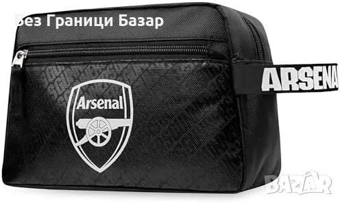 Нова Стилна мъжка тоалетна чанта Арсенал - Идеална за пътувания подарък, снимка 1