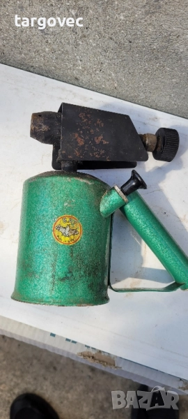 немска малка колекционерска бензинова лампа, снимка 1