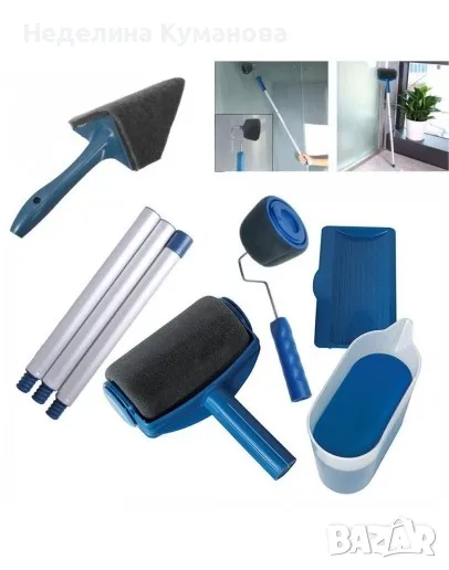 ❌️ ГОЛЯМ И МАЛЪК ВАЛЯК ЗА БОЯДИСВАНЕ С РЕЗЕРВОАР 6 ЧАСТИ

, снимка 1