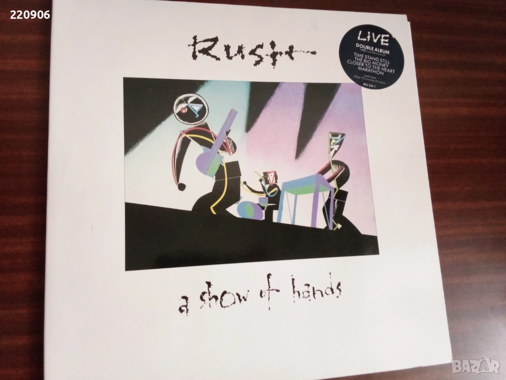 Двойна плоча Rush – A Show Of Hands 2LP, снимка 1