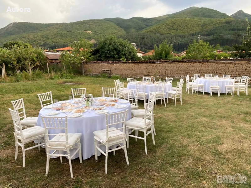 Кръгли маси под наем , снимка 1